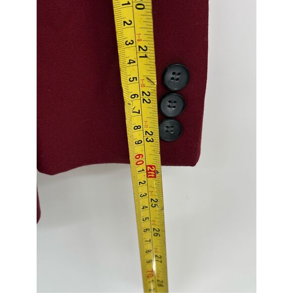 Pendleton Blazer Suit Jacket Women Size 10‎ Red Wool New - Picture 5 of 10